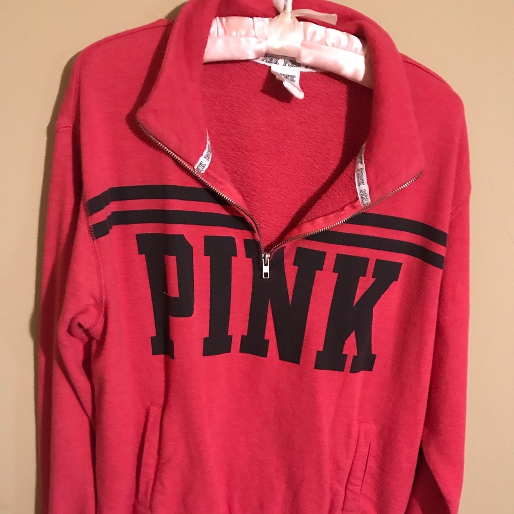 VS PINK quarter zip hoodie